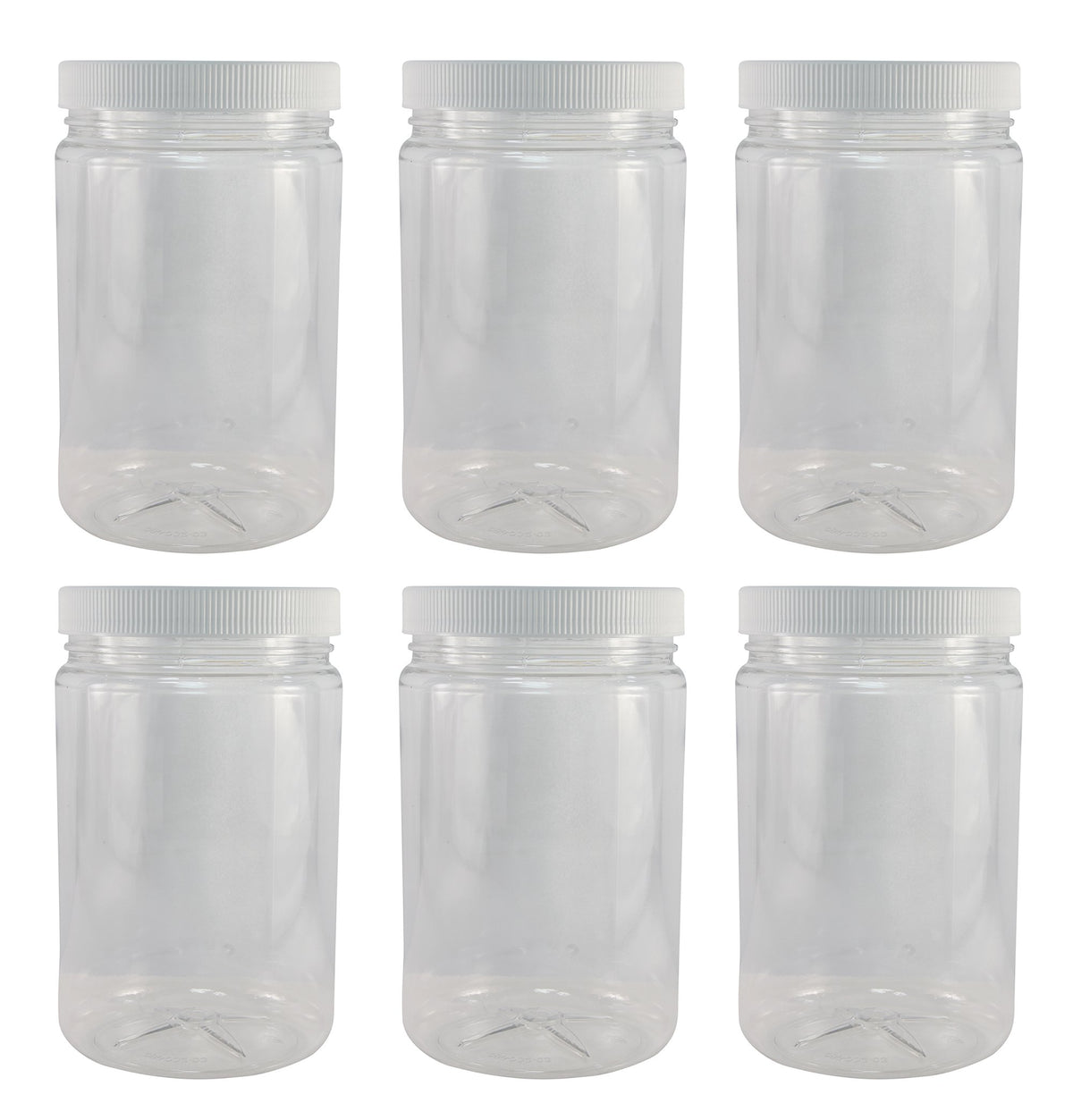 Pinnacle Mercantile 32oz wide-mouth jar with clear visibility for easy filling.