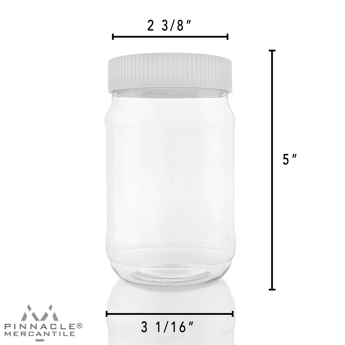 Pinnacle Mercantile ribbed lid with foam liner for odor control and easy grip