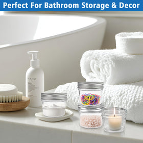PINIWON multipurpose jars suitable for candles, bath salts, or scrubs.