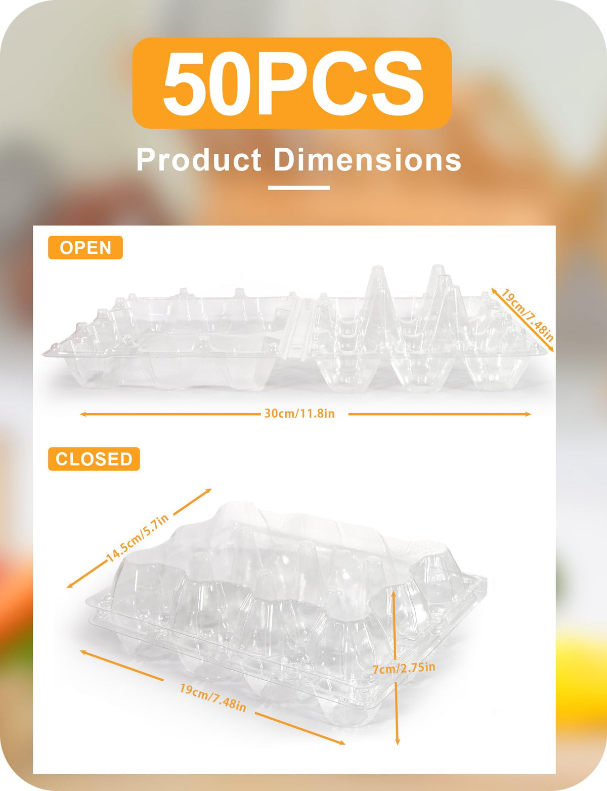 Pintuson egg carton with sturdy buckles protects eggs during transport.