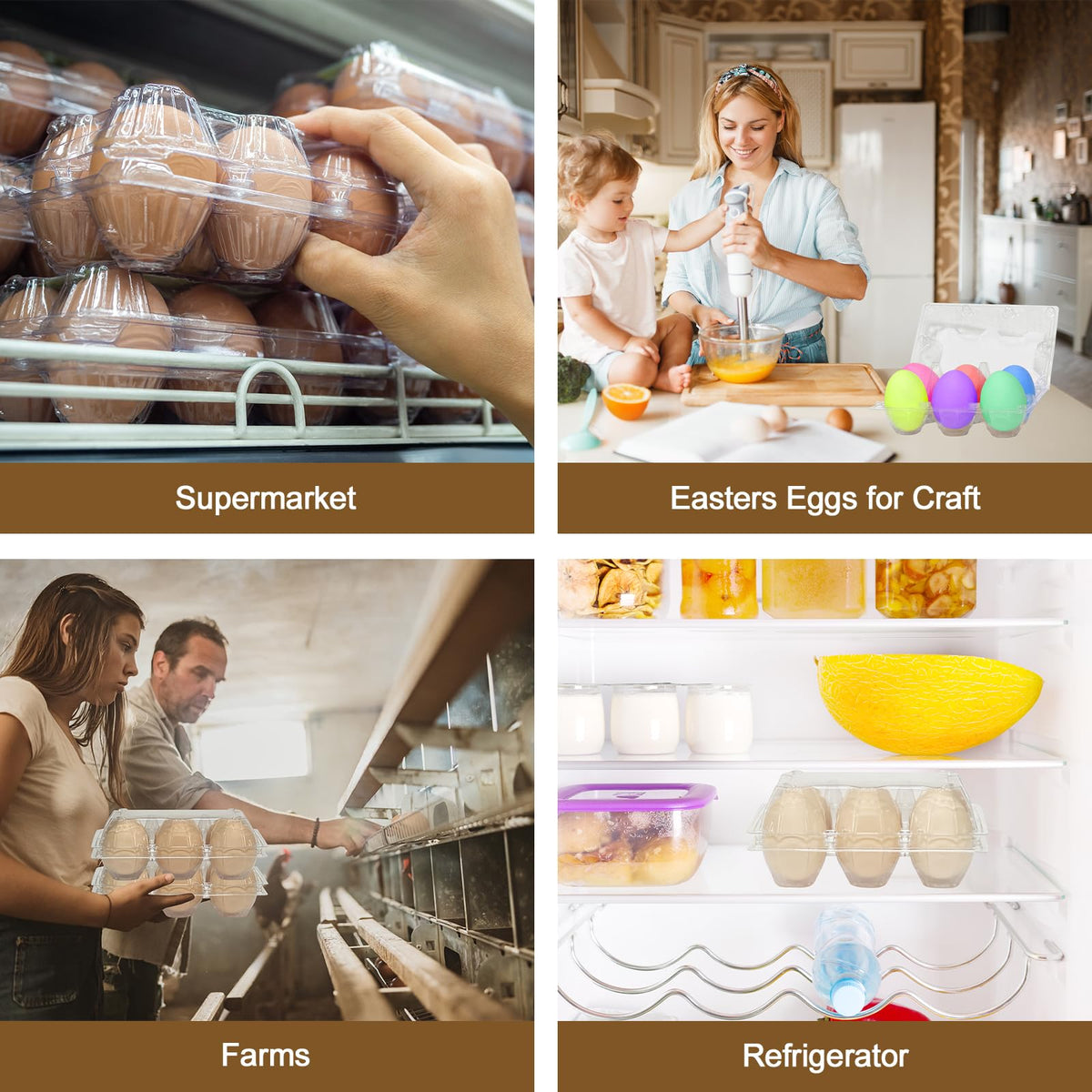 Versatile usage across markets, stores, farms, and home organization.