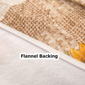 Pioggia easy-clean tablecloth for reuse with sunflower design.