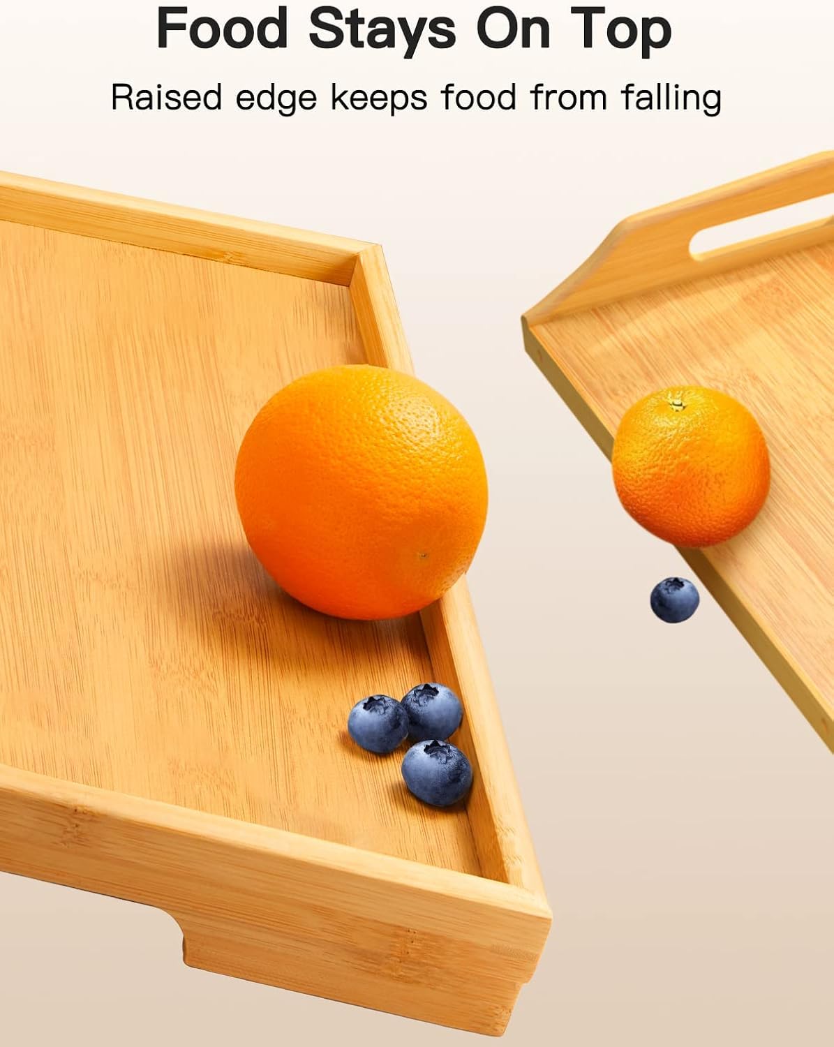 Pipishell natural bamboo tray as durable eco-friendly option.