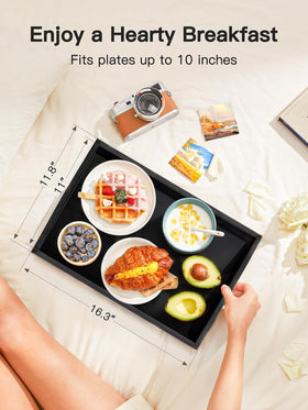 Pipishell tray lip helps prevent spills during meals.