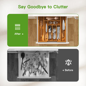 Pipishell easy-clean bamboo tray, wipeable after use