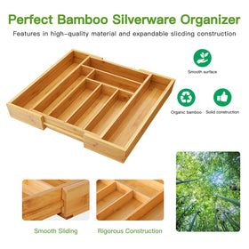 Pipishell kitchen drawer storage organizing cutlery and small items.