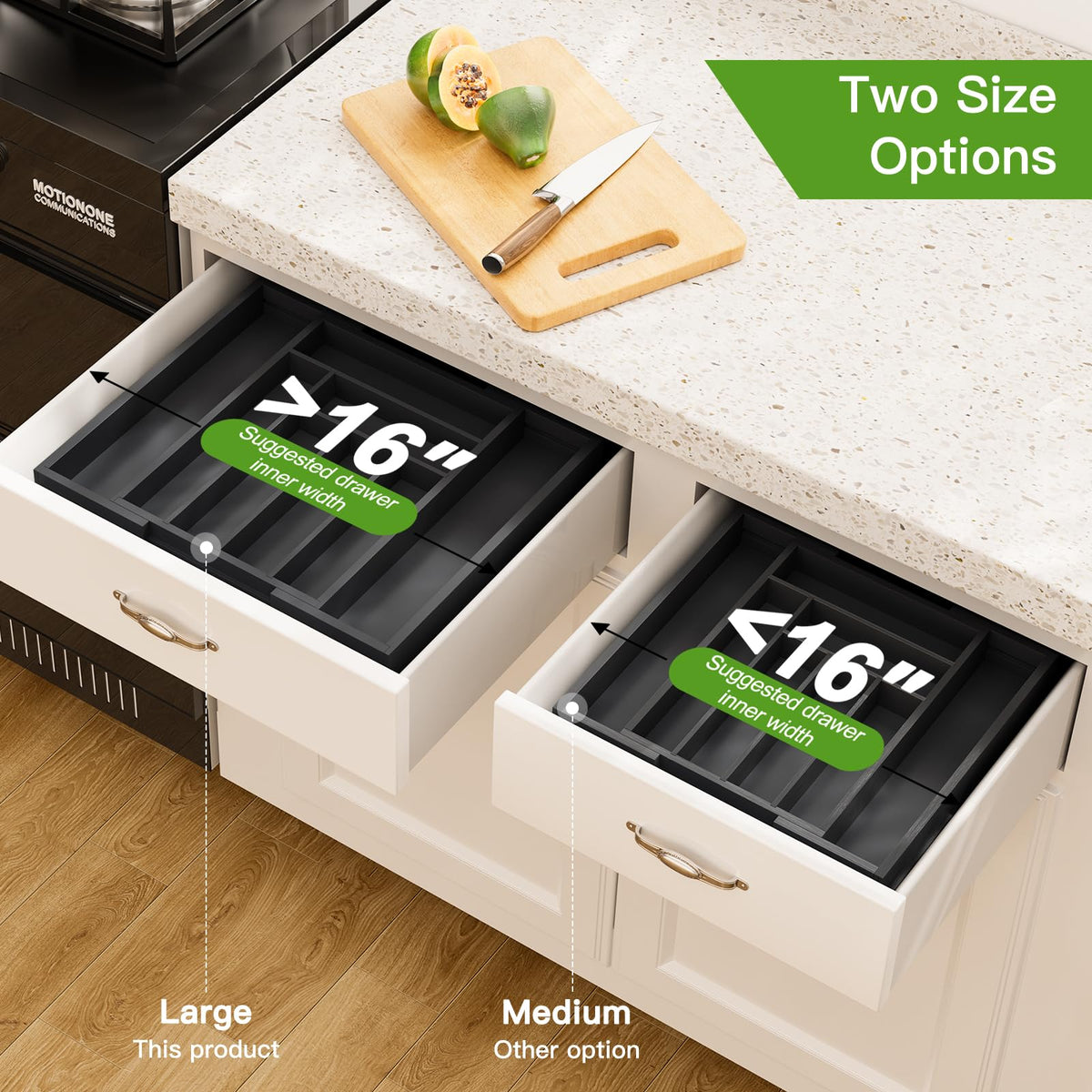 Pipishell bamboo grain tray highlighting durable, natural material.