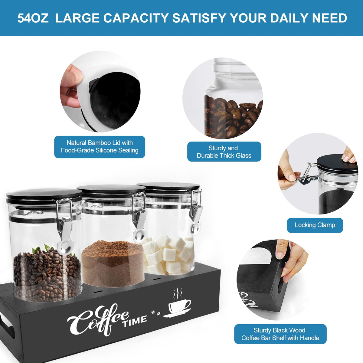 PIQUATOOL black shelf complements modern coffee bars and reduces countertop clutter