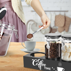 PIQUATOOL containers store nuts, tea, or sugar with style and practicality