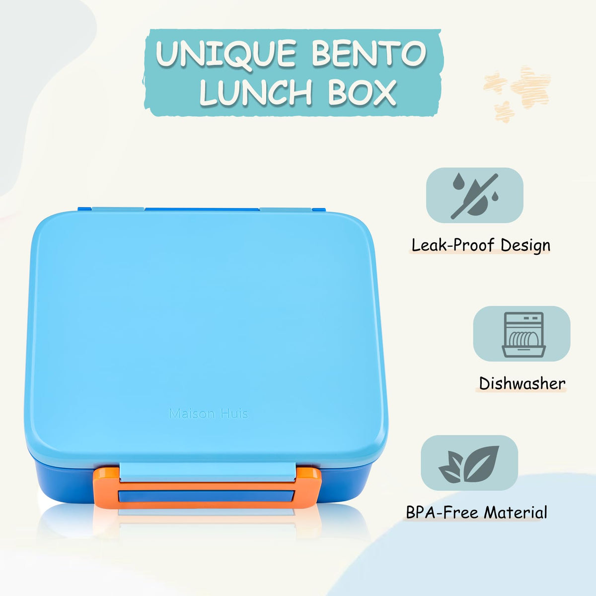 PIQUEBAR kid-friendly latch design allows easy opening for small hands.