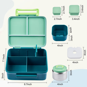 PIQUEBAR two dividers create flexible compartments for varied meals.