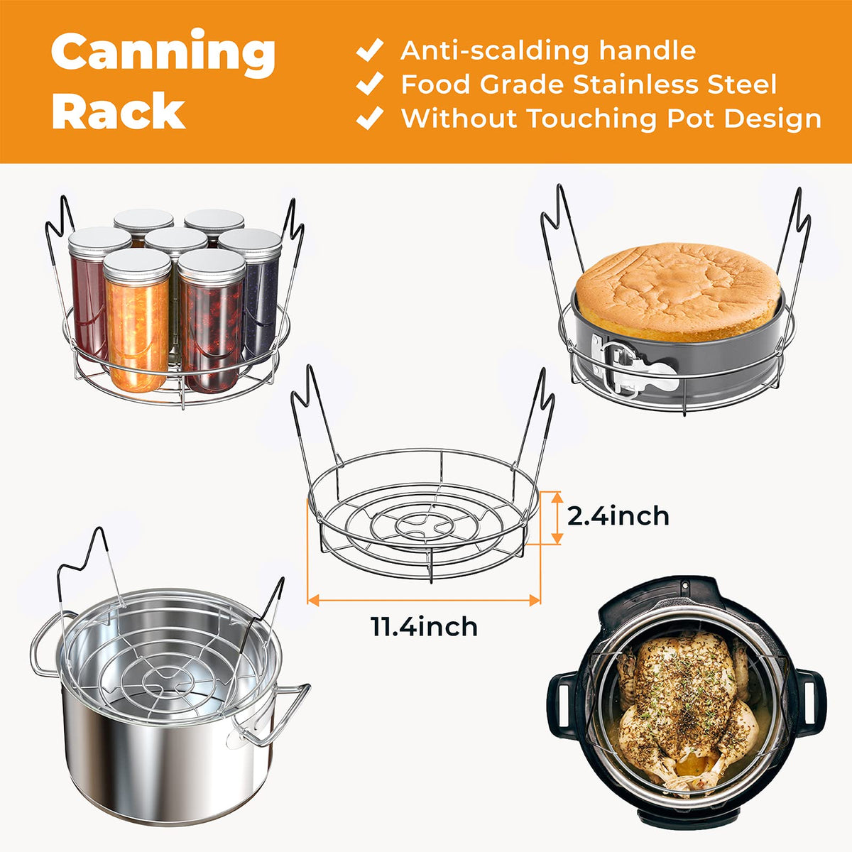 Pisol wide-mouth funnel shown for easy transfer into jars, reducing spills.