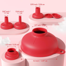 Pisol versatile funnel set makes a thoughtful gift for cooks