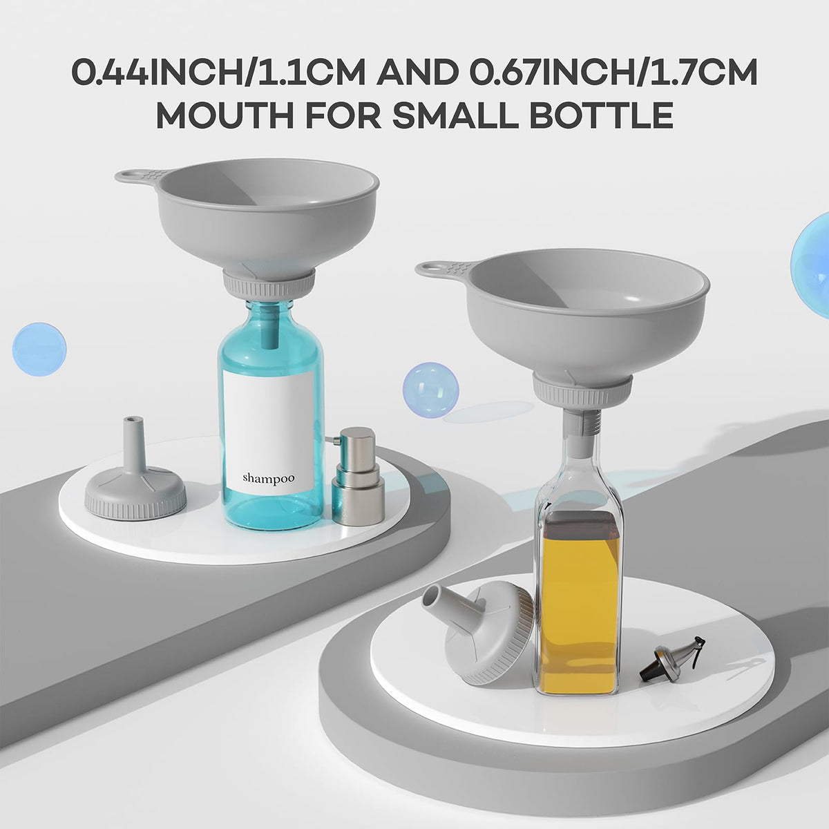 Pisol rotating-spout system enables quick size changes for containers.