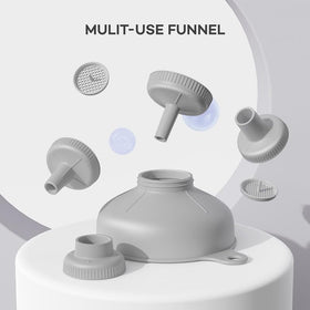 Pisol two filters ensure smoother pours into jars and bottles.