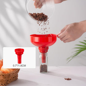 Pisol canning-bottling funnel designed for easy liquids transfer into jars