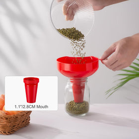 Pisol food-grade plastic funnel ensures safe handling and heat tolerance