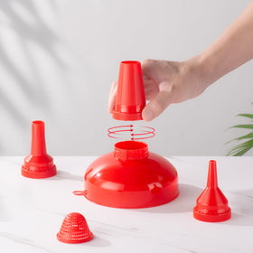 Pisol kitchen-set funnel bundle enhances organization and reduces mess