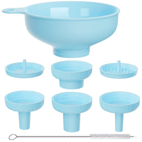 Pisol wide mouth funnel set shown as a complete kit for versatile kitchen transfers.