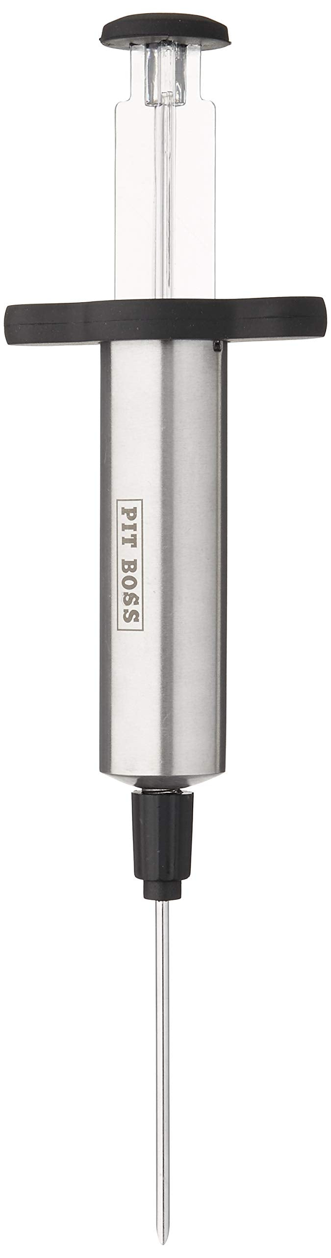PIT BOSS marinade injector capacity: 50 ml allows thorough, flavorful injections