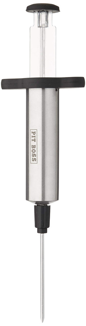 PIT BOSS marinade injector capacity: 50 ml allows thorough, flavorful injections