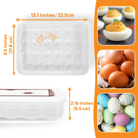 PIUGERU food-grade PP egg containers are durable and deformation-resistant
