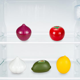PIVNASY pack of five containers for fridge organization and quick meal prep.