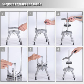 Piwerod tomato dicer blade enables neat slices and dices.