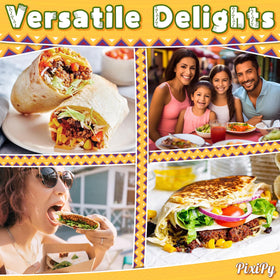 PixiPy tortilla warmer pouch BPA-free for safe kitchen use.