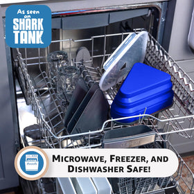 PIZZA PACK BPA-free silicone is microwave, freezer, and dishwasher safe.