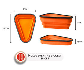 PIZZA PACK freezer-safe storage preserves pizza quality longer.