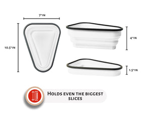 Pizza Pack is compatible with microwave, freezer, and dishwasher for convenience.