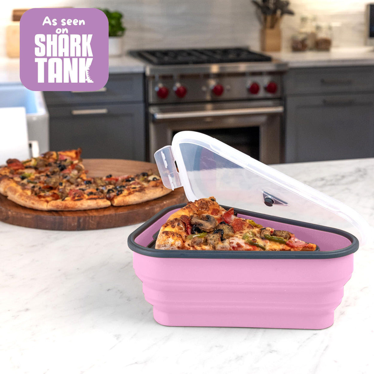 PIZZA PACK BPA-free silicone is safe and easy to clean.