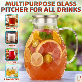 PJCKitchen versatile water jug ideal for iced tea and juice service at parties