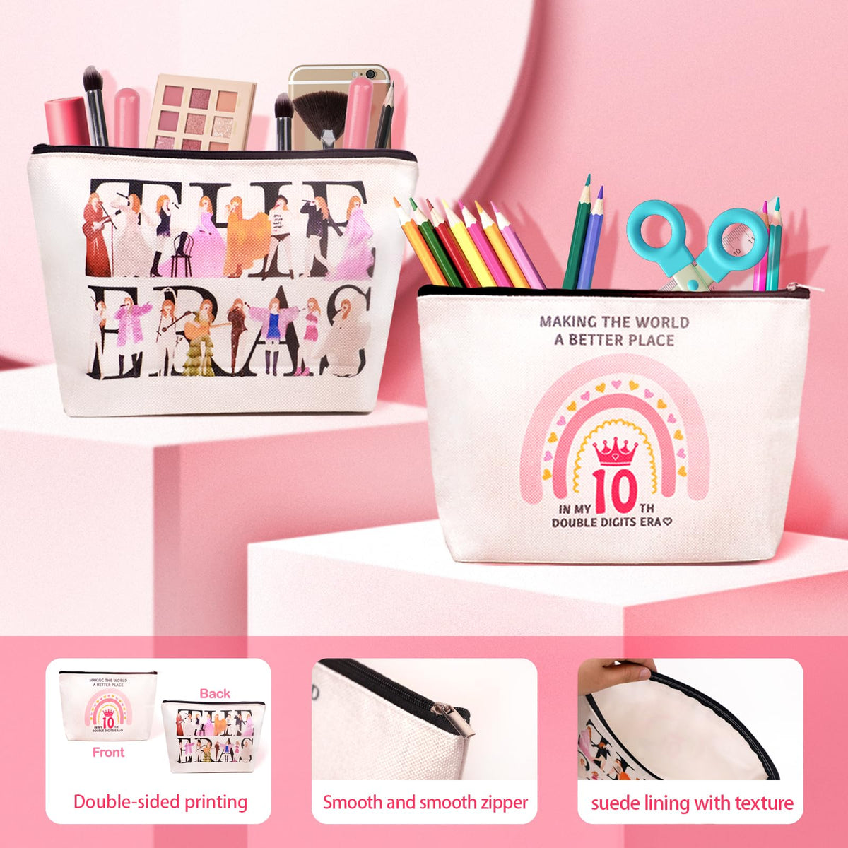 PKHGD hair tie set, cute and versatile accessory.