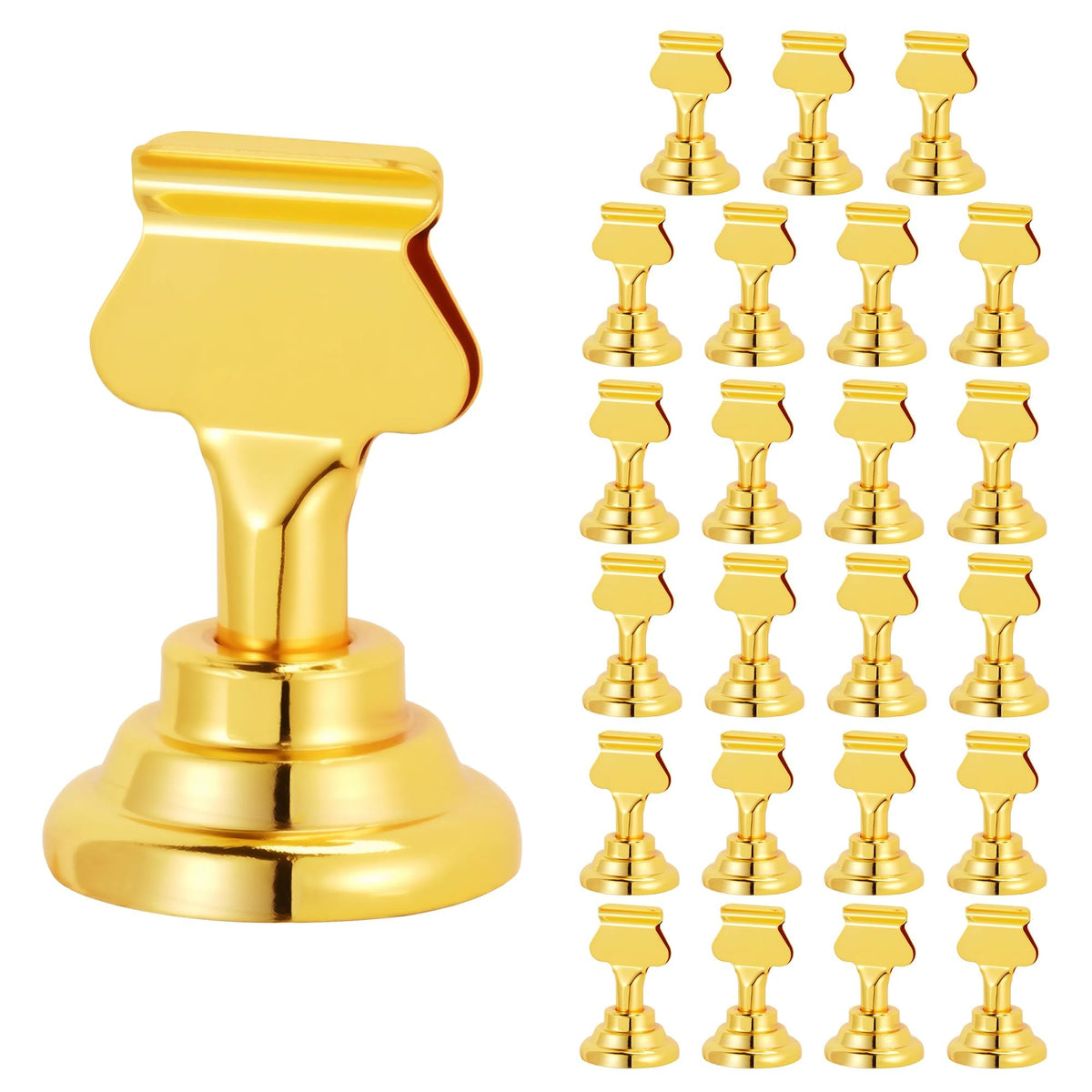 ERYTLLY place card holder with gold base, ideal for elegant wedding seating.