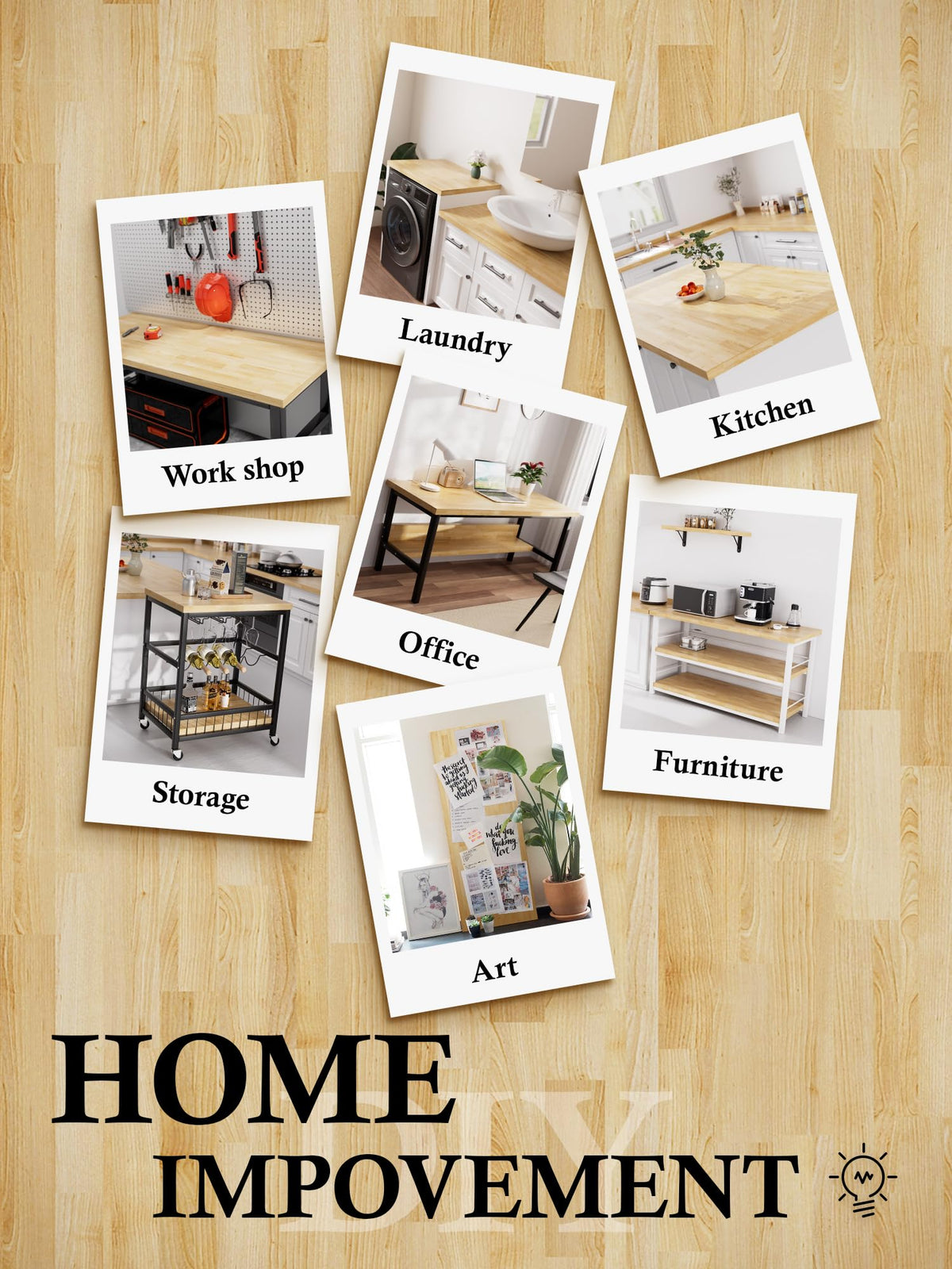 PLAMMA birch countertop DIY project slab perfect for table or desktop creation