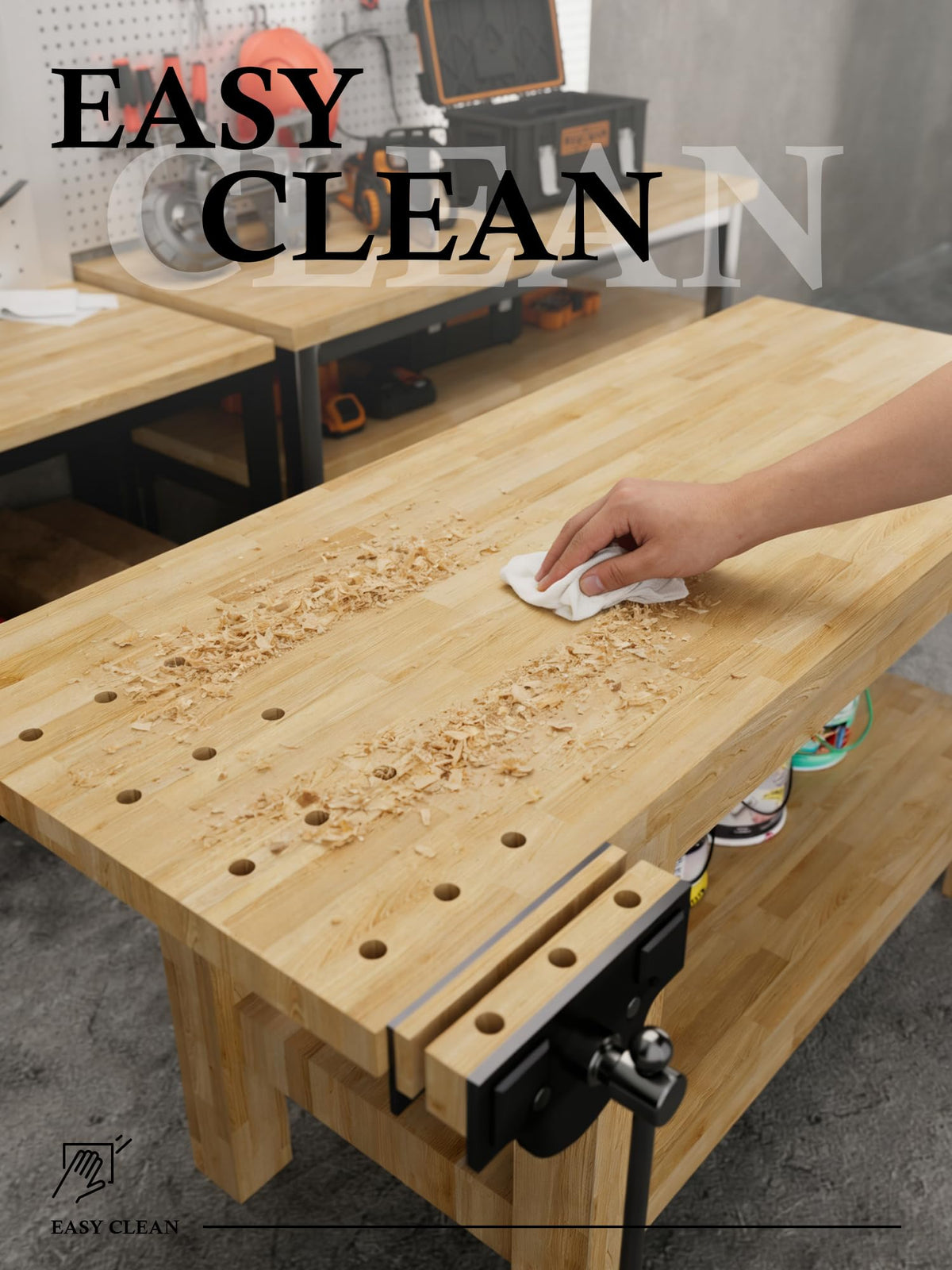 PLAMMA birch countertop natural grain variations add character