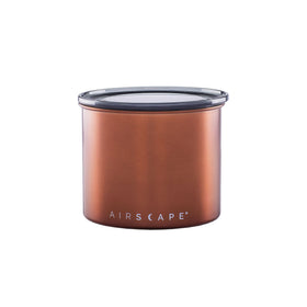 Planetary Design Airscape stainless steel canister lid close-up shows two-way valve action.