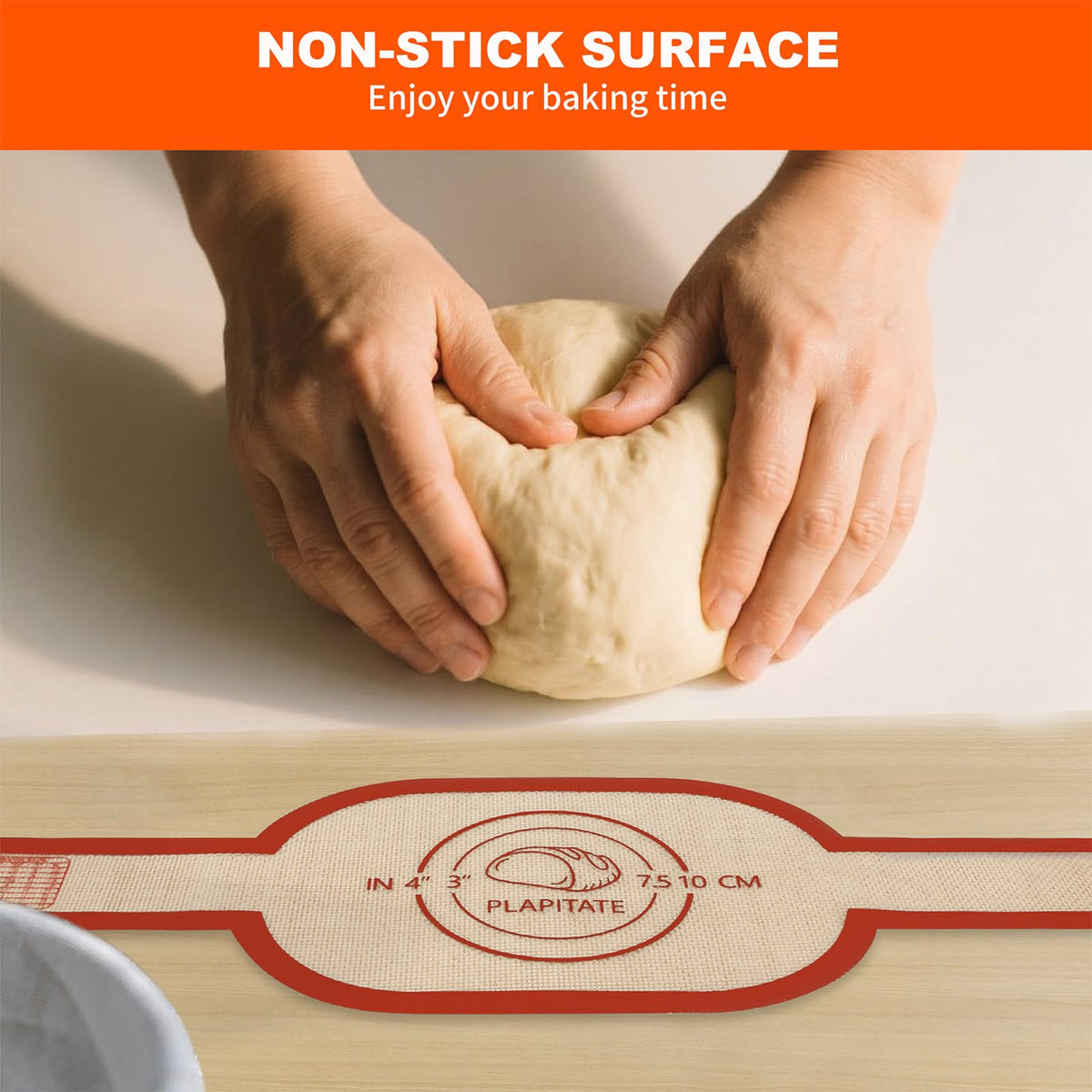PLAPITATE reusable flexible liner that resists deformation for repeated use.
