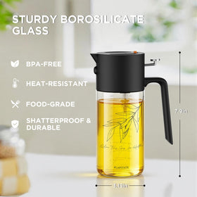 PLAPITATE versatile kitchen tool suitable for salad dressings, frying, and grilling.