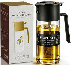 PLAPITATE olive oil sprayer with dual-mode action for precise cooking control.