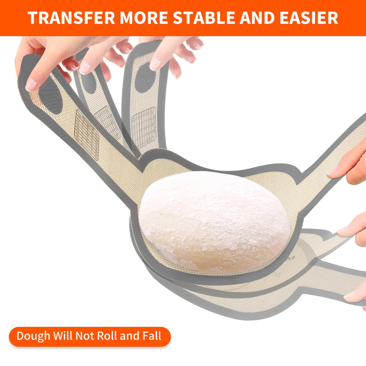 PLAPITATE silicone baking mat with non-stick surface for effortless release.