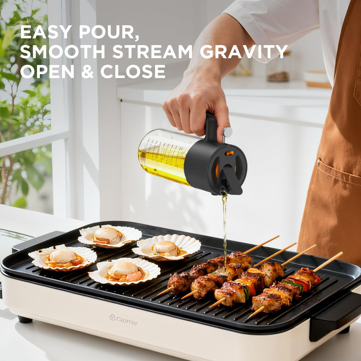 PLAPITATE built-in stainless steel filter prevents clogs in the spray mechanism.