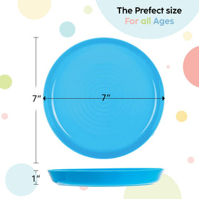 PLASKIDY high-edge plates help prevent spills