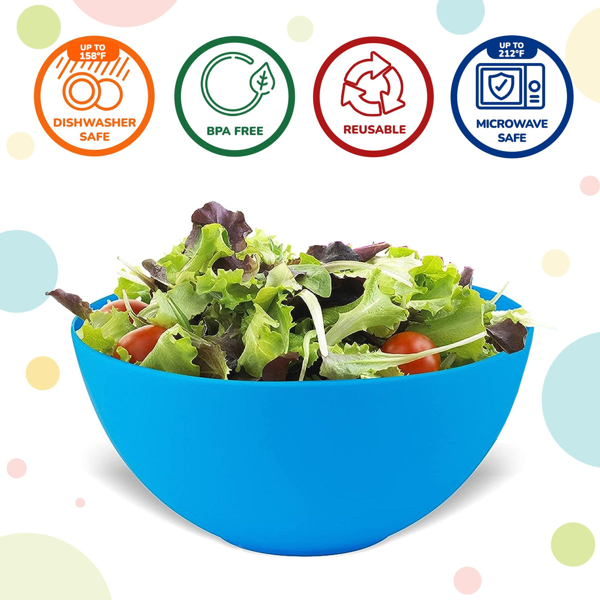 PLASKIDY kids snack bowls outdoors for picnics and playdates