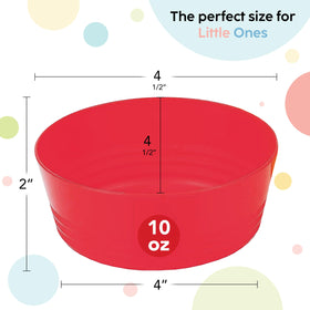 PLASKIDY stackable bowls save space in kitchen cabinets
