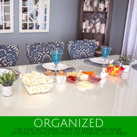Plasticpro elegant platter for stylish party presentation