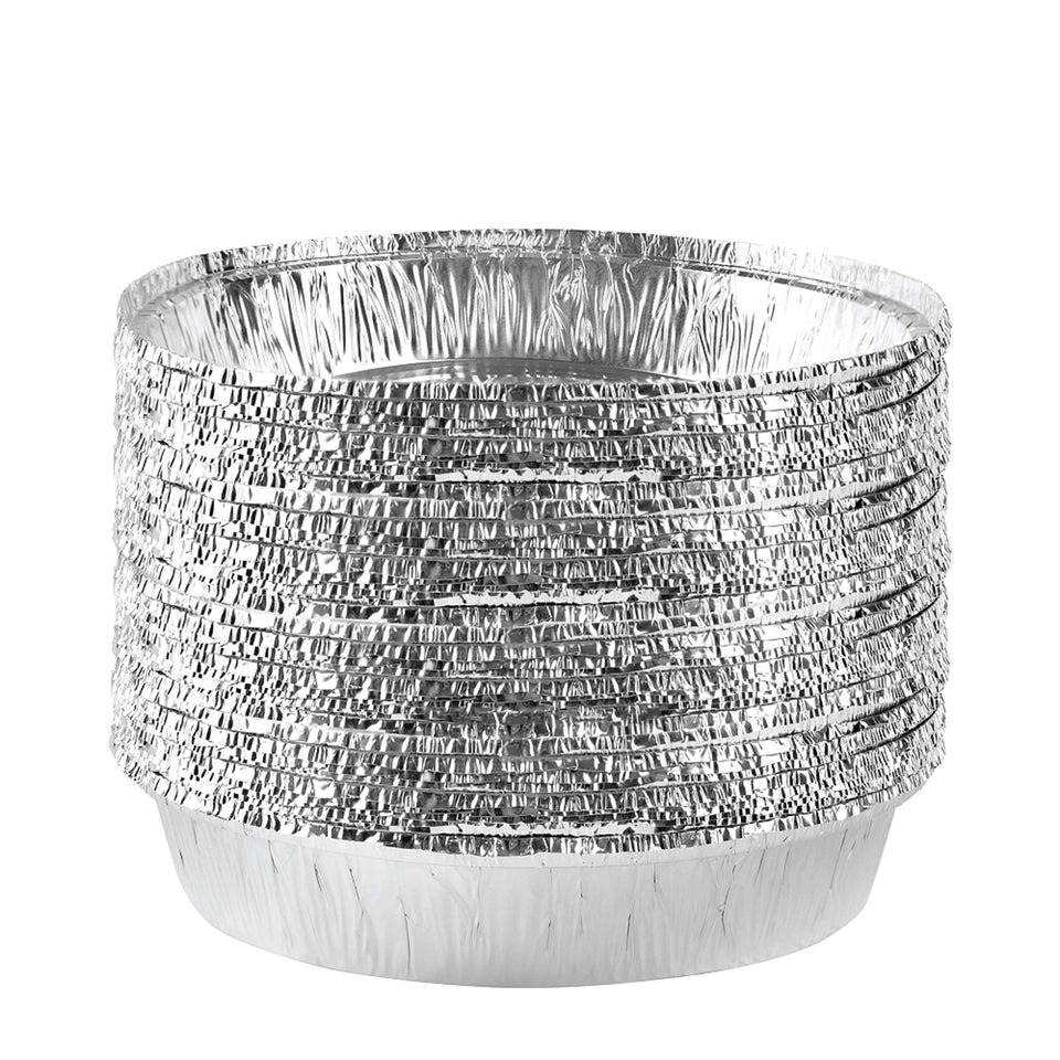 PLASTICPRO 9-inch round tin foil pan pack for easy baking and cleanup.