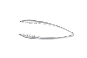 Plasticpro 12-pack clear tongs for parties and picnics.